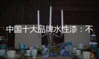 中国十大品牌水性漆：不断创新 开拓新的经济增长点