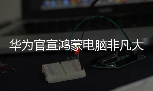 华为鸿蒙或为折叠形态