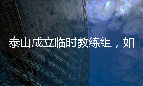 泰山成立得去带队参加全运会