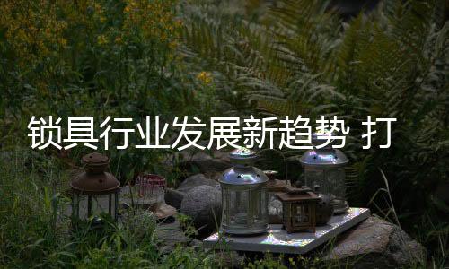 品牌知名度高、锁具势打目前